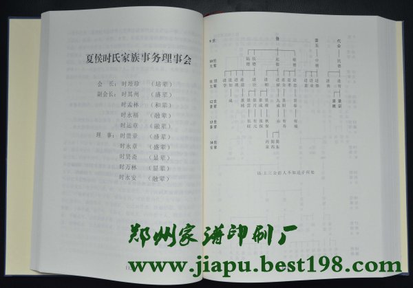 河南时氏家谱所采用的格式