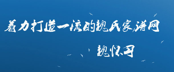 打造一流的魏氏家谱网